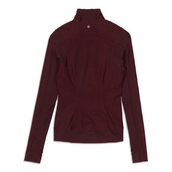 Lululemon Bhakti Yoga Jacket Womens Size 4 Bordeaux Drama Red Athletic Luon - Picture 3 of 10